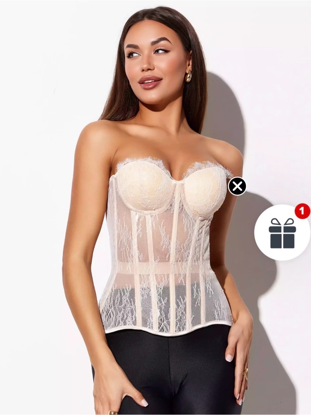 Desire White Corset